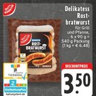 Delikatess Rostbratwurst im Angebot bei EDEKA in Bergkamen Delikatess Rostbratwurst Angebote von Gut & Günstig bei EDEKA Bergkamen für 3,50 €