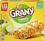 Barres céréales pommes Grany - LU dans le catalogue Casino Supermarchés