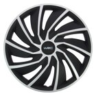 4 enjoliveurs wrc 14 pouces turbo bicolore noir/argent - WRC en promo chez Norauto 4 enjoliveurs wrc 14 pouces turbo bicolore noir/argent - WRC dans le catalogue Norauto