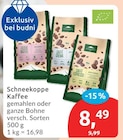 Filter Kaffee Angebote von Schneekoppe bei budni Lüneburg für 8,49 €