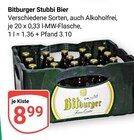 Stubbi Bier von Bitburger für 8,99 € bei GLOBUS im Angebot Stubbi Bier von Bitburger im aktuellen GLOBUS Prospekt