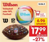 Volleyball oder NFL Football im Angebot bei Netto Marken-Discount in Goslar Volleyball oder NFL Football Angebote von Wilson bei Netto Marken-Discount Goslar für 17,99 €
