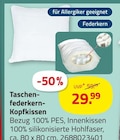 Aktuelles Taschenfederkern-Kopfkissen Angebot bei ROLLER in Bottrop ab 29,99 €