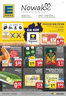 EDEKA Prospekt der Woche "Aktuelle Angebote" Seite 1, 07.04.2026 bis 11.04.2026 für Ennepetal Aktueller EDEKA Prospekt "Aktuelle Angebote" Seite 1 von 24 Seiten für Ennepetal