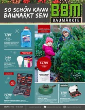 Weihnachtsbaum im BBM Baumarkt Prospekt in Barsinghausen Aktueller BBM Baumarkt Prospekt mit Weihnachtsbaum, "So schön kann Baumarkt sein!", Seite 1