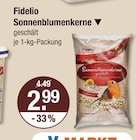 Sonnenblumenkerne geschält im Angebot bei V-Markt in Augsburg Sonnenblumenkerne geschält Angebote von Fidelio bei V-Markt Augsburg für 2,99 €