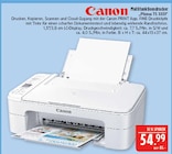 Multifunktionsdrucker Pixma TS 3351 im Angebot bei Marktkauf in Schweinfurt Multifunktionsdrucker Pixma TS 3351 Angebote von Canon bei Marktkauf Schweinfurt für 54,99 €