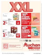 Promos Pampers dans le catalogue "XXL" de Auchan Supermarché Pampers en promo dans le catalogue Auchan Supermarché à la page 12