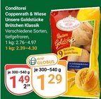 Aktuelle Wecker Angebote bei GLOBUS in Krefeld Aktuelles Unsere Goldstücke Brötchen Klassik Angebot bei GLOBUS in Krefeld ab 1,49 €