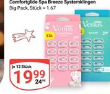 Comfortglide Spa Breeze Systemklingen im Angebot bei GLOBUS in Saarlouis Comfortglide Spa Breeze Systemklingen Angebote von Venus bei GLOBUS Saarlouis für 19,99 €
