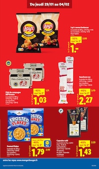 Promotion Fromage Apéritif dans le prospectus Lidl, valable du 29/01/2026 au 04/02/2026 Promo Fromage Apéritif dans le catalogue Lidl du moment à la page 13