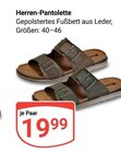 Herren-Pantolette Angebote bei GLOBUS Hoyerswerda für 19,99 €