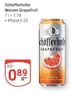 Weizen Grapefruit im Angebot bei GLOBUS in Speyer Weizen Grapefruit Angebote von Schöfferhofer bei GLOBUS Speyer für 0,89 €
