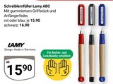 Schreiblernfüller Lamy ABC rot Angebote bei GLOBUS Leipzig für 15,90 €
