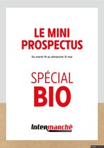 Catalogue Intermarché à Rosny-sous-Bois, avec 6 pages Prospectus Intermarché à Rosny-sous-Bois, "Spécial BIO", 6 pages, 19/05/2020 - 31/05/2020
