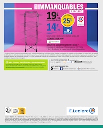 Offre Séchoir À Linge dans le catalogue E.Leclerc du moment à la page 28