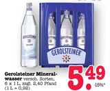 Mineralwasser Angebote von Gerolsteiner bei E center Offenbach für 5,49 €
