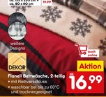 Flanell Bettwäsche Angebote von DEKOR bei Netto Marken-Discount Freiburg für 16,99 €