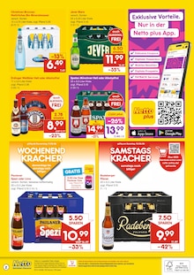 Radeberger im Netto Marken-Discount Prospekt "DER ORT, AN DEM DU IMMER AUSGEZEICHNETE PREISE FINDEST." mit 2 Seiten (Hannover)