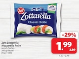 Zottarella Mozzarella Rolle bei nah&frisch im Prospekt  für 1,99 €