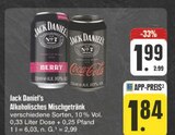 Alkoholisches Mischgetränk im Angebot bei EDEKA in Gera Alkoholisches Mischgetränk Angebote von Jack Daniel's bei EDEKA Gera für 1,84 €