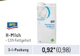 H-Milch von aro im aktuellen Metro Prospekt für 0,98 €