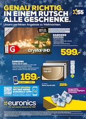 Aktueller EURONICS Elektromarkt Prospekt in Bischofsheim und Umgebung, "GENAU RICHTIG. IN EINEM RUTSCH ALLE GESCHENKE." mit 16 Seiten, 04.12.2024 - 15.12.2024