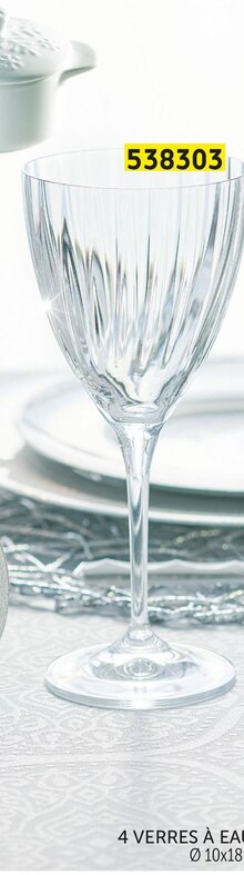4 VERRES À PIED 25 CL - Gifi à Saint-Maur-des-Fossés 4 VERRES À PIED 25 CL en promo chez Gifi Saint-Maur-des-Fossés à 9,67 €