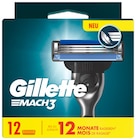 Mach3 Rasierklingen Angebote von Gillette bei Rossmann Lörrach für 22,99 €