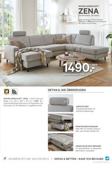 Sitzmöbel im aktuellen Kabs Prospekt (Essen) Sitzmöbel im Kabs Prospekt "ALT GEGEN NEU!" mit 40 Seiten (Essen)