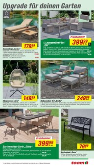Gartensitzmöbel im toom Baumarkt Prospekt "Respekt, wer's selber macht." mit 32 Seiten (Essen)