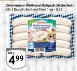 Aktuelles Weißwurst Kultpack Oktoberfest Angebot bei GLOBUS in Bochum ab 4,99 €