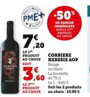 Corbiere AOP - Heresie en promo chez U Express Vitrolles à 3,60 €