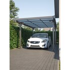 Floraworld Flachdach-Einzelcarport Aluminium Anthrazit 300 cm x 496 cm Angebot im OBI Prospekt Floraworld Flachdach-Einzelcarport Aluminium Anthrazit 300 cm x 496 cm im OBI Prospekt zum Preis von 1.199,00 €