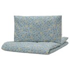 Bettwäsche-Set f Babybett, 2-teilig blau/weiß Blumenmuster im IKEA Prospekt Bettwäsche-Set f Babybett, 2-teilig blau/weiß Blumenmuster von GULDVÄVARE im aktuellen IKEA Prospekt für 11,99 €