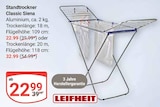 Standtrockner Classic Siena im Angebot bei GLOBUS in Rostock Standtrockner Classic Siena Angebote von Leifheit bei GLOBUS Rostock für 22,99 €