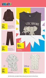 Promos Pyjama Femme dans le catalogue "L'ÉTÉ À LA PLAGE, LA RENTRÉE À LA PAGE." de Carrefour Pyjama Femme en promo dans le catalogue Carrefour à la page 37