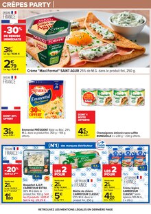 Promotion Roquefort dans le prospectus Carrefour, valable du 31/03/2026 au 13/04/2026 Promo Roquefort dans le catalogue Carrefour du moment à la page 10