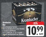 Krombacher im Angebot bei EDEKA in Altenburg Krombacher Angebote von Krombacher bei EDEKA Altenburg für 10,99 €