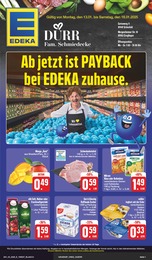EDEKA Prospekt für Tauberbischofsheim mit 28 Seiten EDEKA Prospekt "Wir lieben Lebensmittel!" für Tauberbischofsheim, 28 Seiten, 13.01.2025 - 18.01.2025