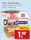 Cup Noodles Angebote von Nissin bei Netto Marken-Discount Altenburg für 1,19 €