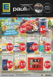 Aktueller E center Supermarkt Prospekt in Leichlingen und Umgebung, "Aktuelle Angebote" mit 28 Seiten, 22.09.2025 - 27.09.2025