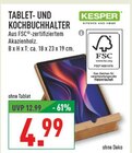 TABLET- UND KOCHBUCHHALTER im Angebot bei Marktkauf in Dortmund TABLET- UND KOCHBUCHHALTER Angebote von KESPER bei Marktkauf Dortmund für 4,99 €