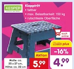 Klapptritt von Kesper für 4,99 € bei Netto Marken-Discount im Angebot Klapptritt von Kesper im aktuellen Netto Marken-Discount Prospekt