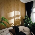 Panneau tasseaux flexible MDF(m) Ella effet chêne clair 275 x 60 cm - Radex dans le catalogue Castorama