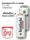 Aktuelle Krombacher Angebote bei GLOBUS in Erlangen Aktuelles Pils Angebot bei GLOBUS in Erlangen ab 0,65 €