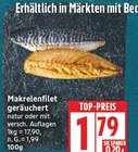 Makrelenfilet geräuchert für 1,79 € bei EDEKA im Angebot Makrelenfilet geräuchert im aktuellen EDEKA Prospekt