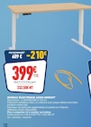 Bureau électrique assis-debout en promo chez Bureau Vallée Joué-lès-Tours à 399,00 €