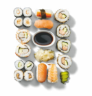 Lidl - ASC/MSC Sushi Box Sapporo Angebot im Prospekt ASC/MSC Sushi Box Sapporo bei Lidl im Prospekt "" für 4,49 €