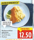 Rotbarschfilet gebraten im aktuellen E center Prospekt